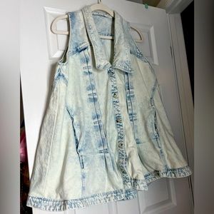 Free People Smock Tunic Jean material